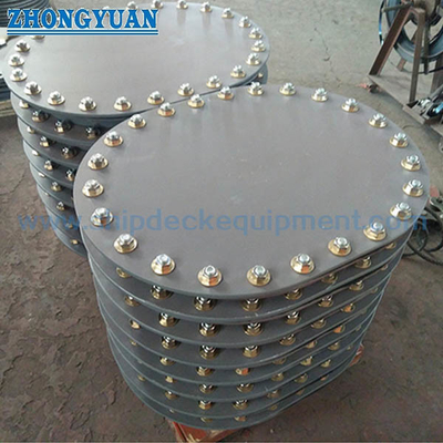 JIS F 2304 Typ B Flush Multi Bolt Oval Manhole Wyposażenie morskie