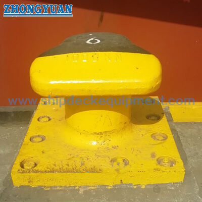 10–200 t SWL T-Head Dock Bollard | Stal odlewana lub żeliwo sferoidalne, montowany na śrubach kotwiących