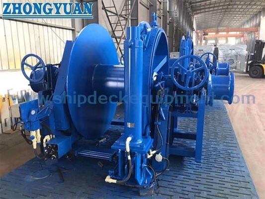70-1000 kN Morski Wciągarka Holownicza Hydrauliczna | Pojedynczy lub Podwójny Bęben do Holowania Statków