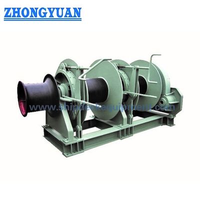 Elektryczny hydrauliczny winch mocowania podwójny bębenkowy pojedynczy wygięcie końca