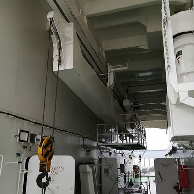 Dwa haki Poziome wyposażenie suwnicy suwnicowej na pokładzie statku