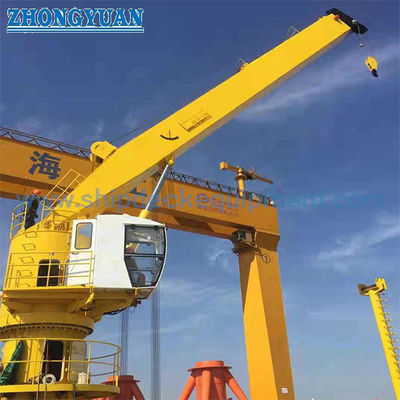 3T 20m Hydraulic Telescopic Boom Marine Crane.