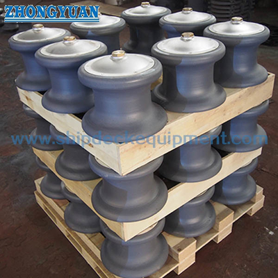 CB / T 3861 Typ A Casting Steel Roller Fairlead z osłoną przeciwpyłową do cumowania statków