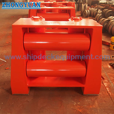 JIS F 2026 Type A Four Tube Roller Universal Fairleads z poziomymi rolkami Sprzęt do cumowania statków