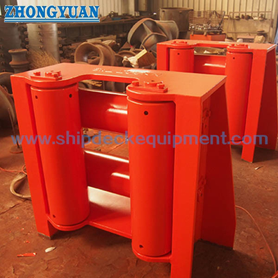 JIS F 2026 Type A Four Tube Roller Universal Fairleads z poziomymi rolkami Sprzęt do cumowania statków