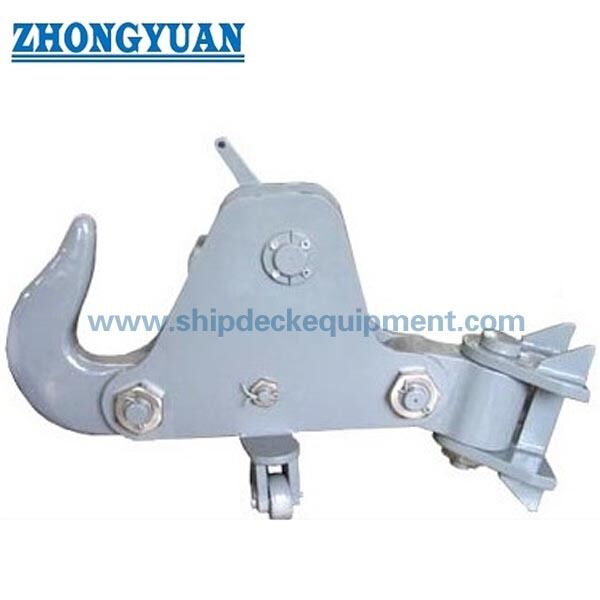 30 ̊100T Marine Quick Release Towing Hook.
