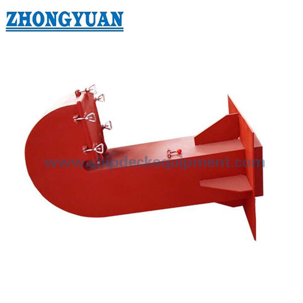 GB 4448 Typ B Kwadratowa rura Odporny na warunki atmosferyczne Marine Gooseneck Ventilator Marine Outfit