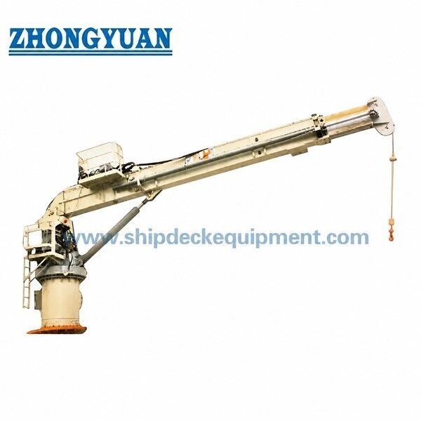 3T 20m Hydraulic Telescopic Boom Marine Crane.