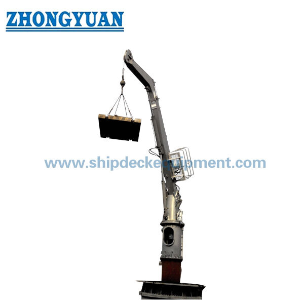 1 ¢8T Podkład Hydraulic Knuckle Boom Marine Deck Crane