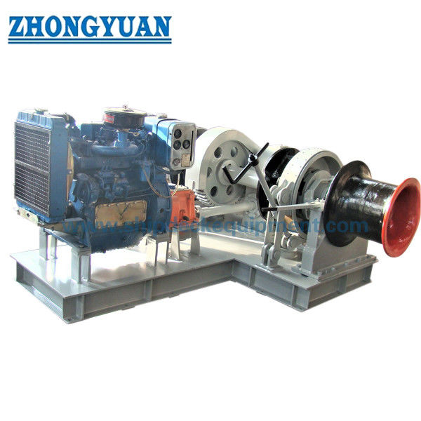 17.5-50mm Silnik napędzany silnikiem wysokoprężnym Anchor Windlass dla pokładu statku