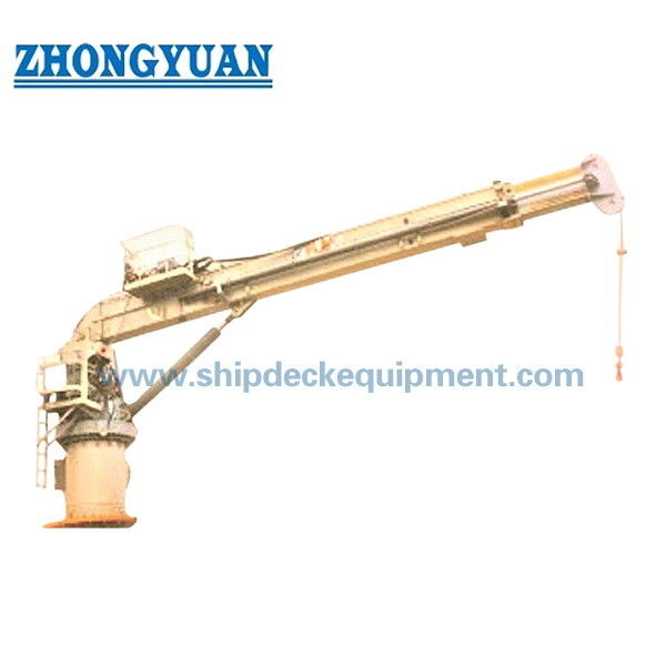 3T 20m Telescopic Boom Crane ∙ ∙ Hydraulic Crane na pokładzie statku z kabiną dla wyposażenia pokładowego statku